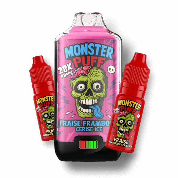Puff 28K Fraise Framboise Cerise Ice