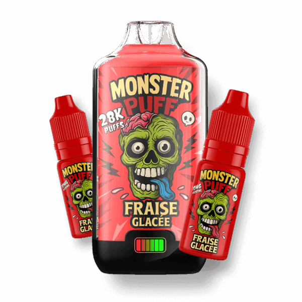 Puff 28K Fraise Glacée