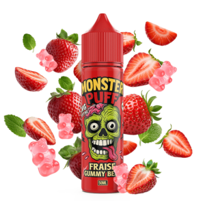 E-liquide 50ml Fraise Gummy Bear